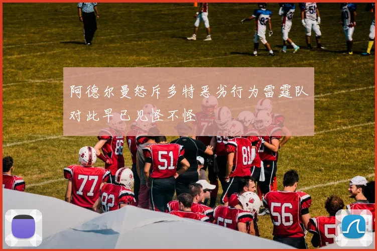 阿德尔曼怒斥多特恶劣行为雷霆队对此早已见怪不怪